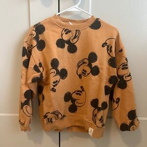 Zara Mickey Mouse Crewneck